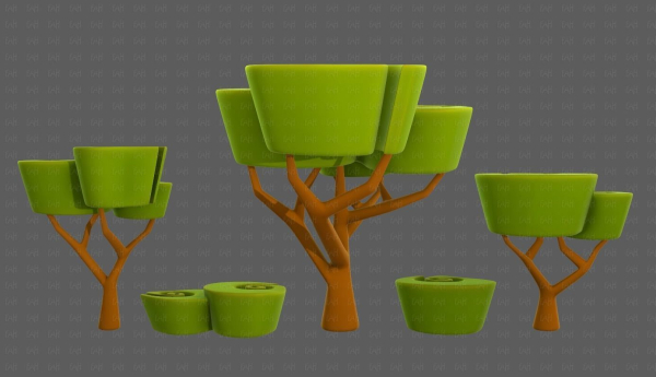 Trees Cartoon V57