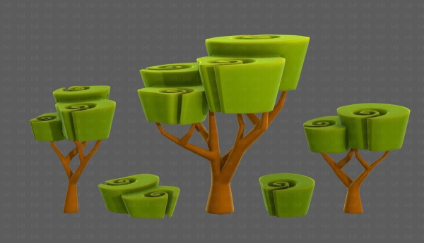 Trees Cartoon V57