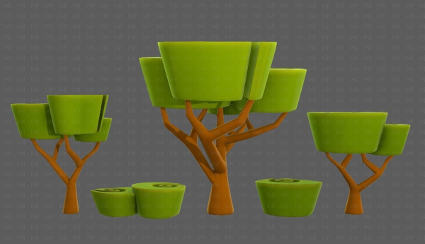 Trees Cartoon V57