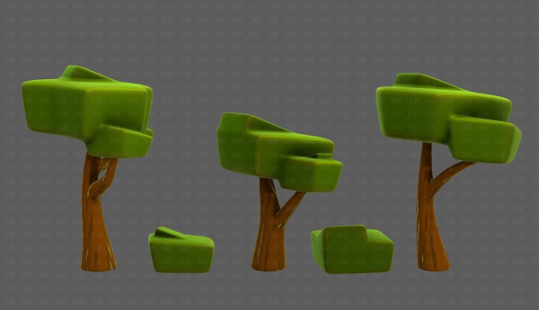 Trees Cartoon V58