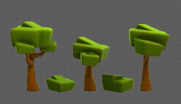 Trees Cartoon V58