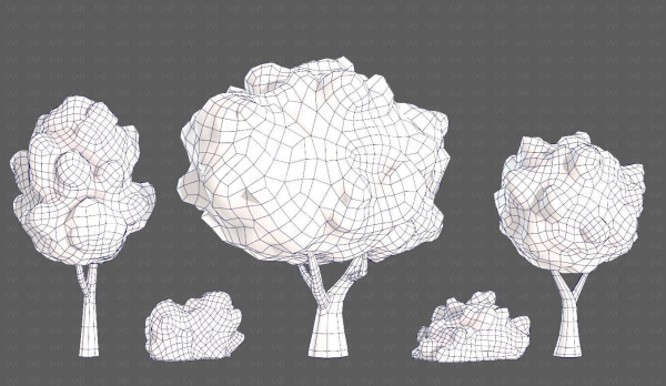 Trees Cartoon V61