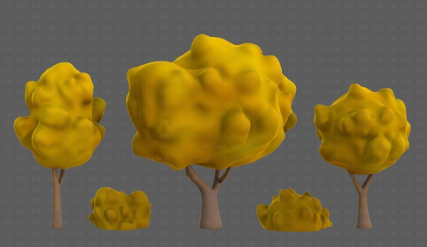 Trees Cartoon V61