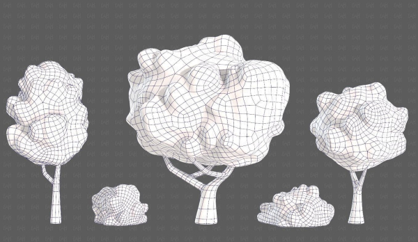 Trees Cartoon V61