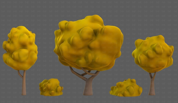 Trees Cartoon V61