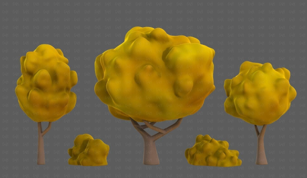 Trees Cartoon V61
