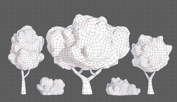 Trees Cartoon V61