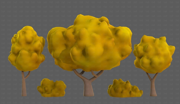 Trees Cartoon V61