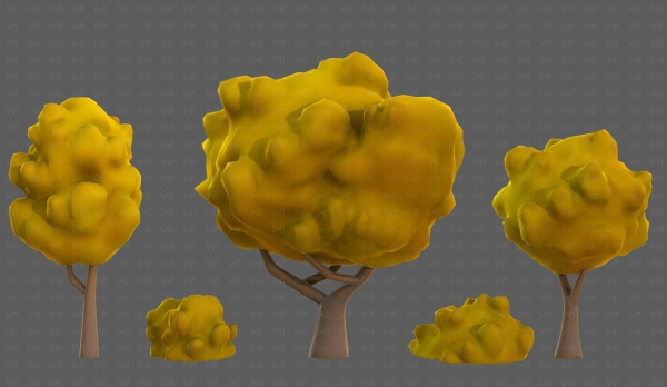 Trees Cartoon V61