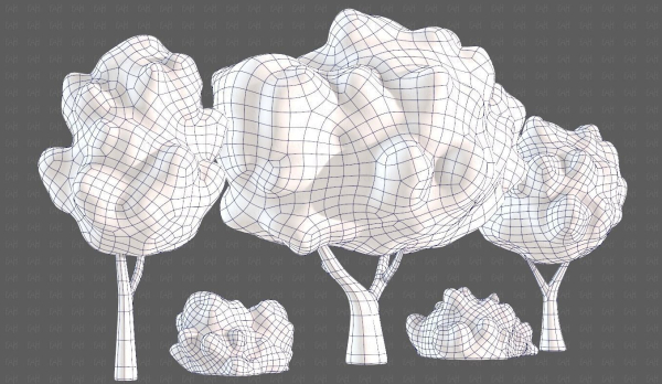 Trees Cartoon V61