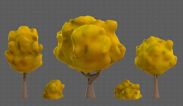 Trees Cartoon V61