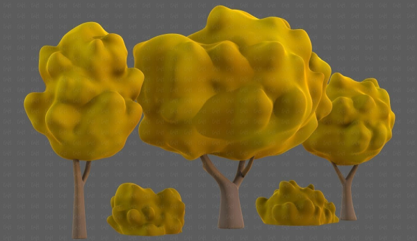 Trees Cartoon V61