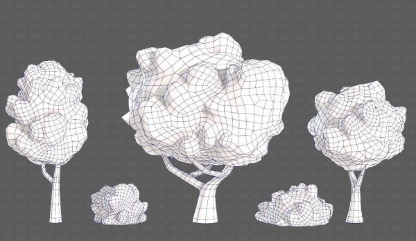 Trees Cartoon V61