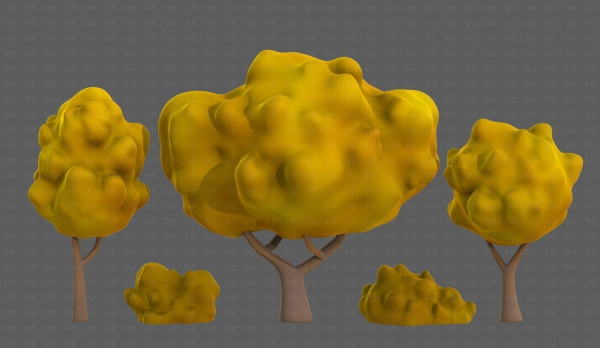 Trees Cartoon V61
