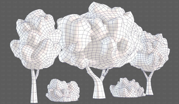 Trees Cartoon V61