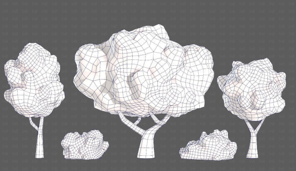 Trees Cartoon V61
