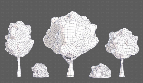 Trees Cartoon V61
