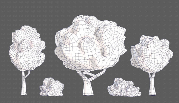 Trees Cartoon V61