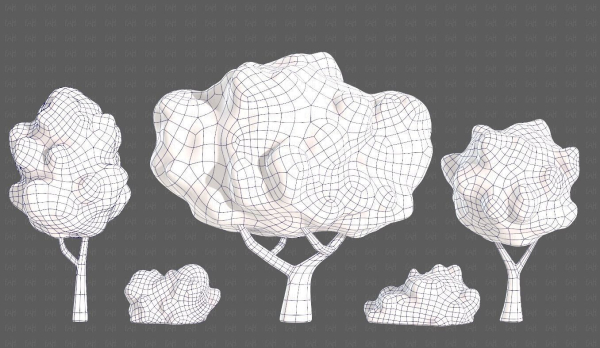 Trees Cartoon V61