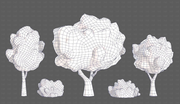 Trees Cartoon V61