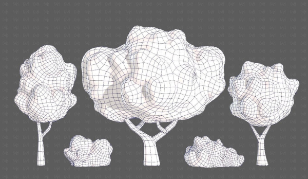 Trees Cartoon V61