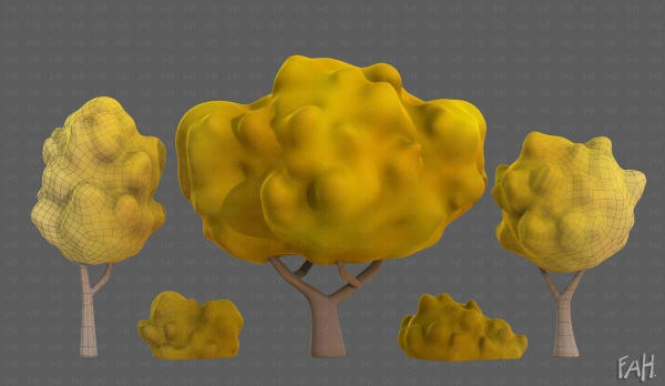 Trees Cartoon V61