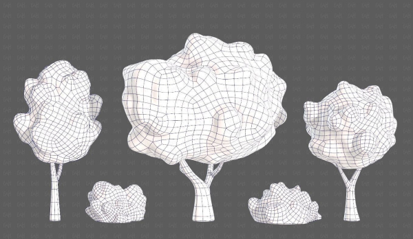 Trees Cartoon V61