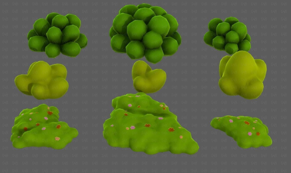 Trees Cartoon V62