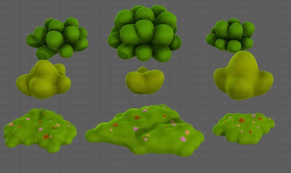 Trees Cartoon V62