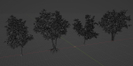 Trees collection vol 247-Blender