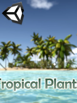 Tropical Plants For Game Engines UE4 asset and Unity3d asset ST