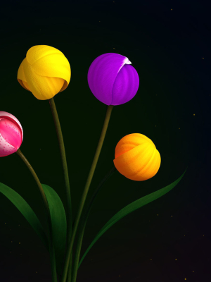tulips-flowers-animated-3d-model-animated-rigged-obj-fbx-c4d-abc-fbm