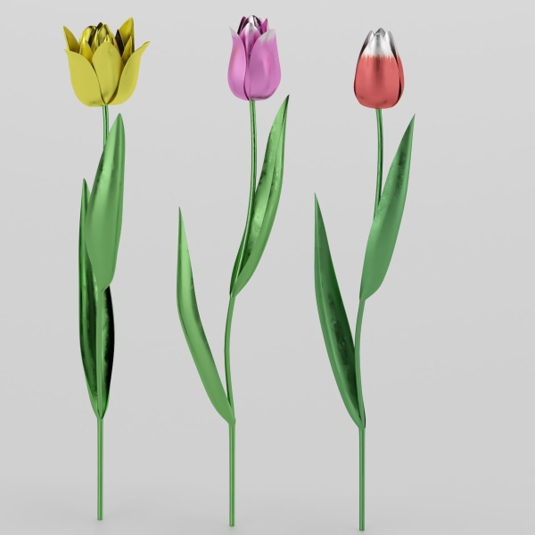 Tulips metallic Metallic tulips