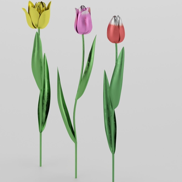 Tulips metallic Metallic tulips