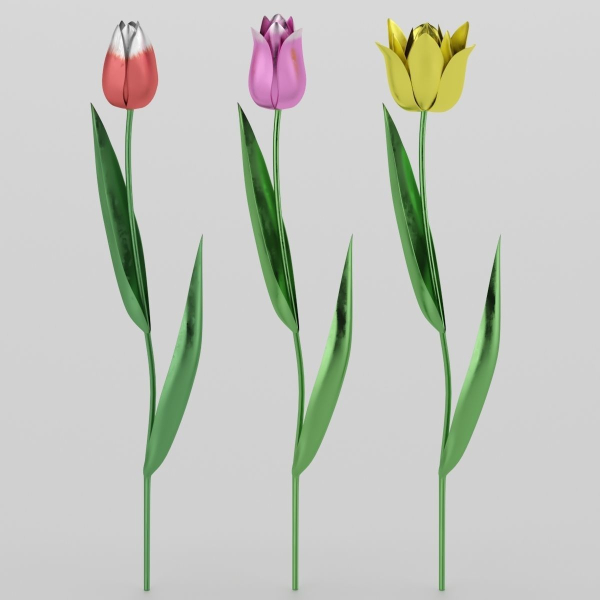 Tulips metallic Metallic tulips