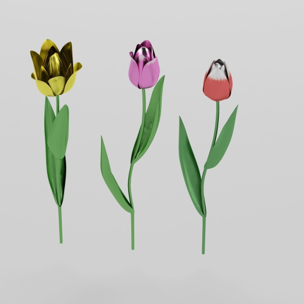 Tulips metallic Metallic tulips