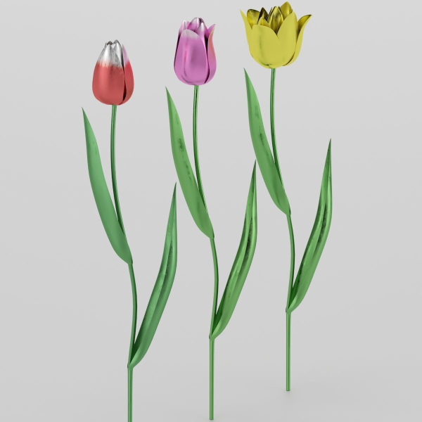 Tulips metallic Metallic tulips