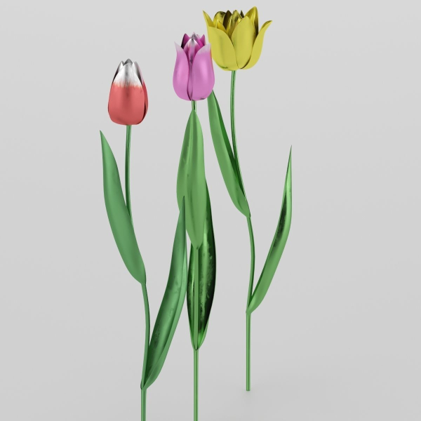 Tulips metallic Metallic tulips