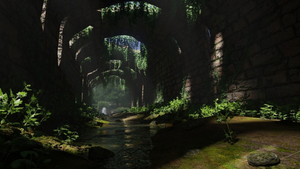 Tunnel Ruins Scene