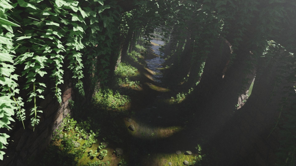 Tunnel Ruins Scene