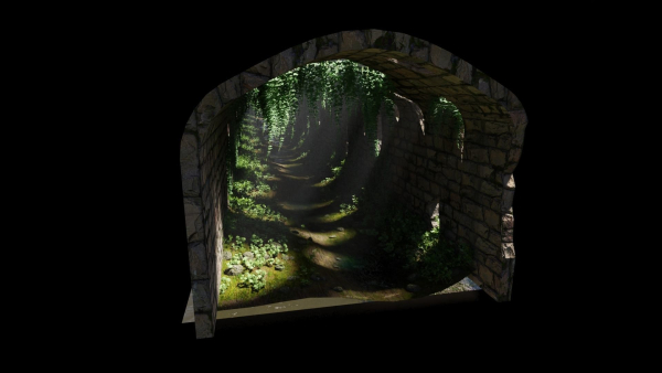Tunnel Ruins Scene