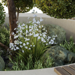 Urban environment set of green plant benches 10