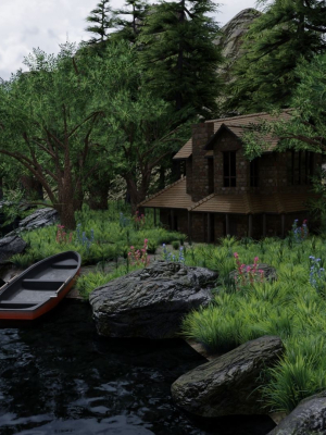 valley-scene-3d-model-obj-fbx-stl-blend-dae