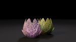 Vase lilies