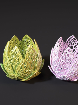 Vase lilies