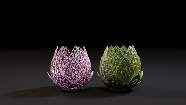 Vase lilies