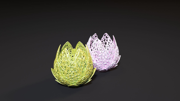 Vase lilies