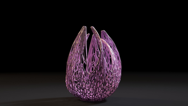 Vase lilies