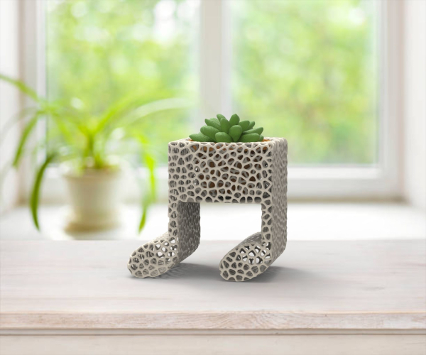 Vase Succulent Musical Notes Plants