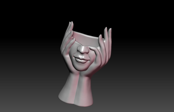 Vase - the girls face